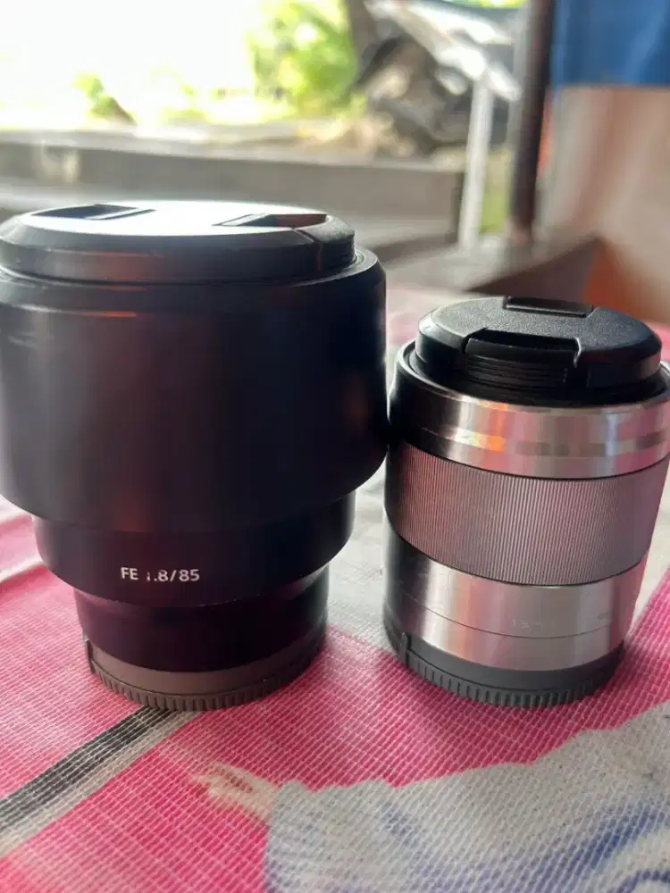 Lensa sony 85mm f1.8 dan 50mm f1.8