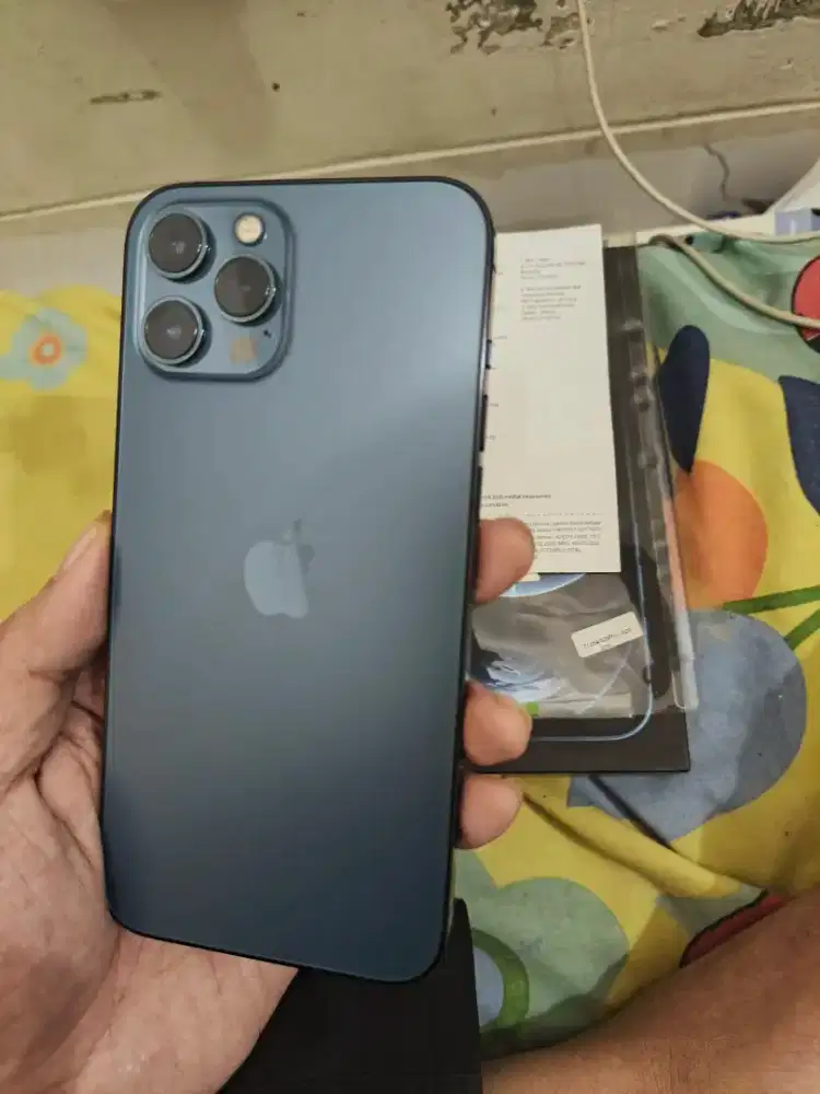 Iphone 12 promax 256gb ex ibox mulus no minus fullset ori