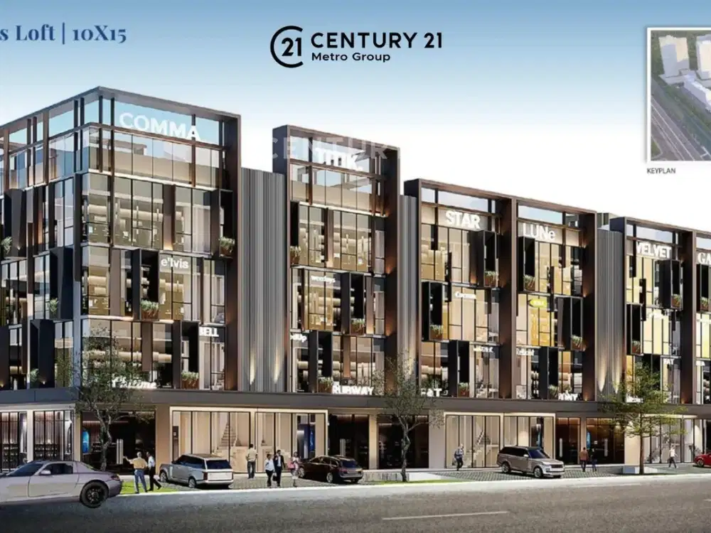 Loft Bisnis Mewah Dengan Lift Pribadi Di Gading Business Park