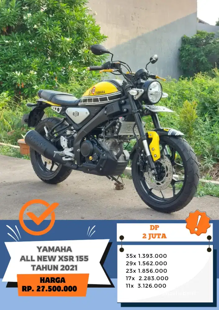 KM LOW!! YAMAHA XSR 155 TAHUN 2021