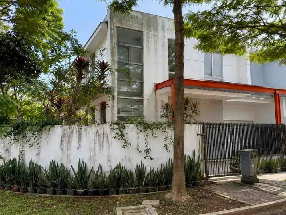 Rumah Hook Modern Kencana Loka BSD – Desain Eksklusif Pernah Masuk Majalah Arsitektur iDEA, LT 381 m²