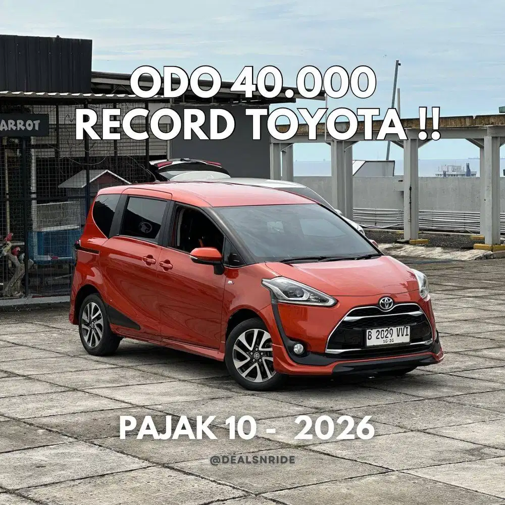 ODO 40.000 ANTIKK !! PAJAK 10/2026 TOYOTA SIENTA Q AT 2020 MULUS BGT