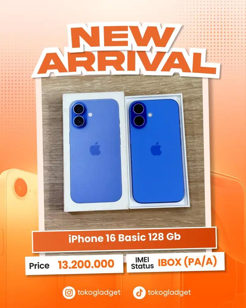 iPhone 16 Basic 128 Gb ex IBOX
