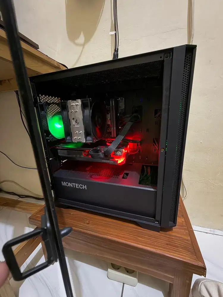 all set PC with ryzen 7500f RX 6600xt ram 32gb