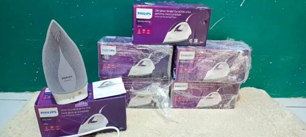 100% baru 100% Ori Philips Setrika Kering Afinia GC160/27