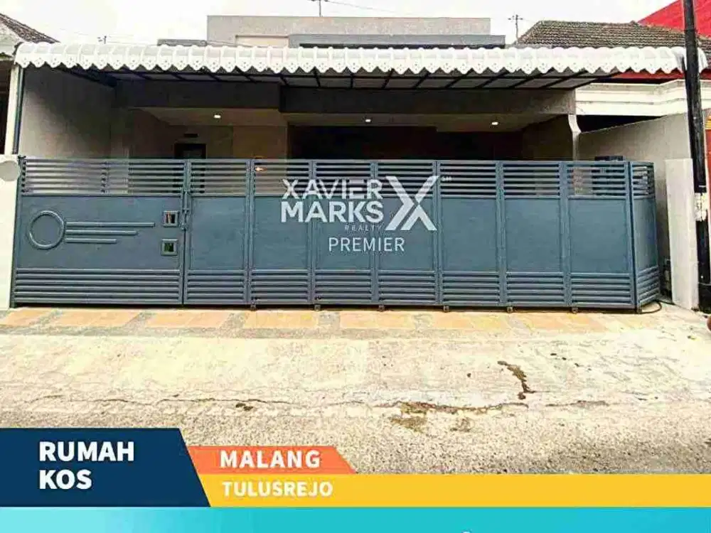 Dijual Cepat Rumah Kost Aktif 18 KT Full Penghuni di Tulusrejo, Blimbing Malang