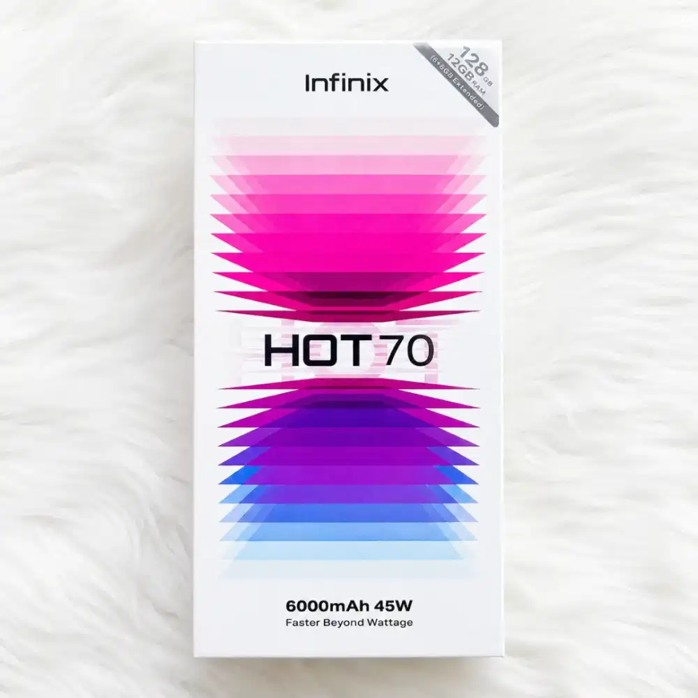 Infinix Hot 70 6/256 6/128 8/128 Gb New Murah Garansi Resmi 1 Tahun