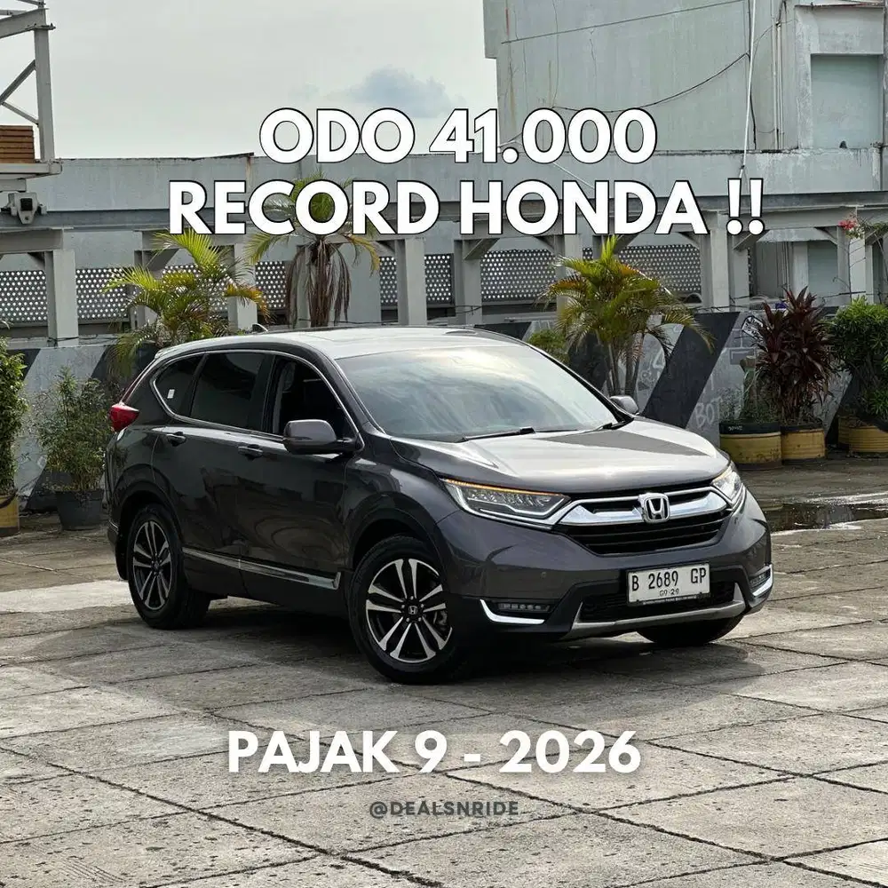 ODO 41.000 ANTIKK !! PAJAK 9/2026 HONDA CRV PRESTIGE TURBO 2019