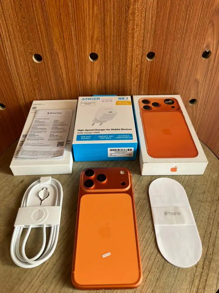 Garansi on iBox iPhone 17 Promax 256GB Cosmic Orange