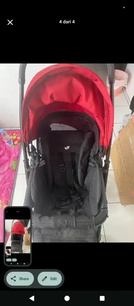 Stroller joei mirus red