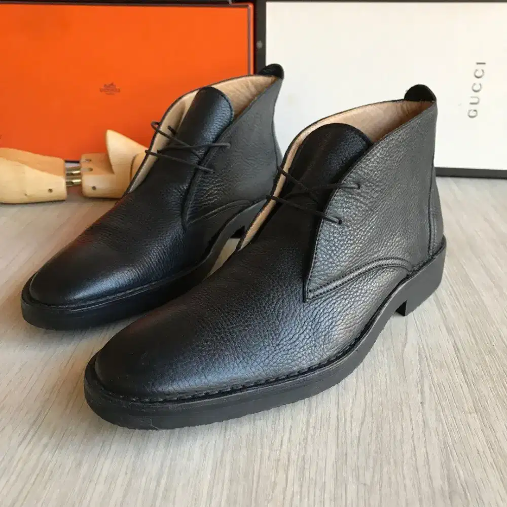 Ermenegildo Zegna chukka boots sepatu bot kulit second original 42