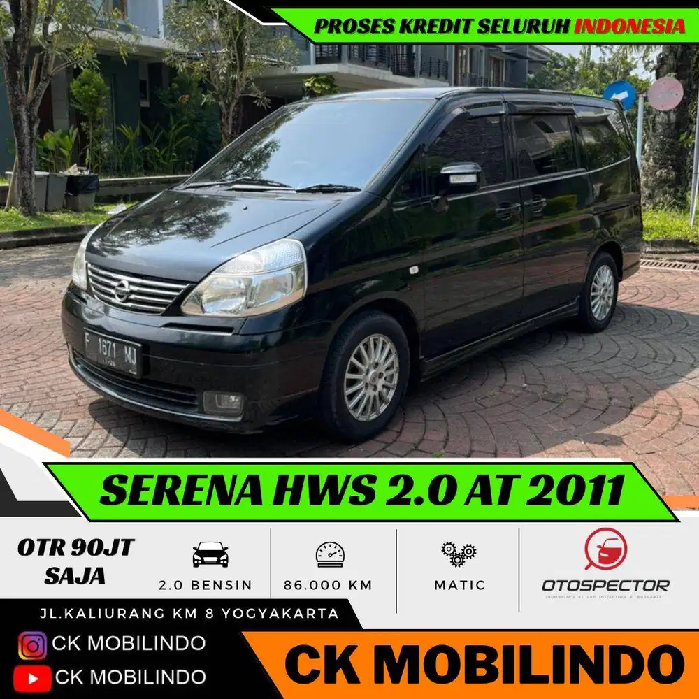 Nissan Serena HWS Matic 2011 ORISINIL ANTIK DP Minim Evalia