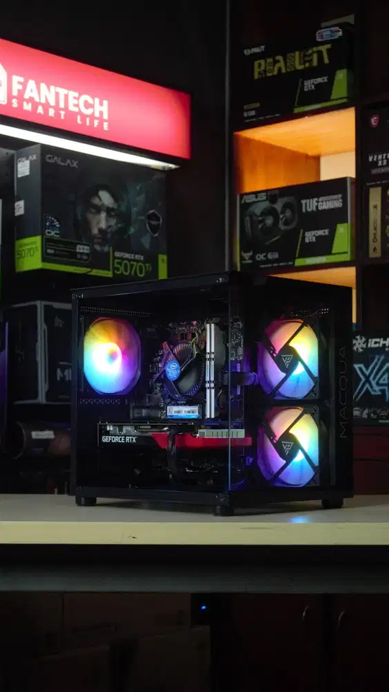 Komputer Gaming AMD Ryzen 5 3500X RX 480 Ram 16GB ddr4 MURAH