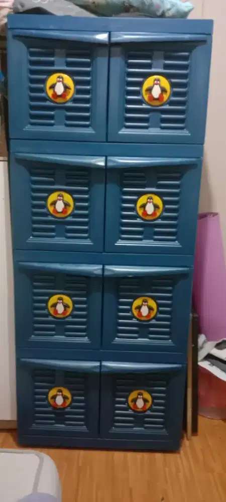 Lemari plastik 4 susun