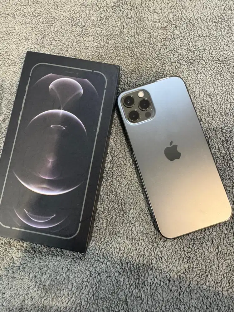 iPhone 12 Pro 256GB Grey Ex inter lengkap
