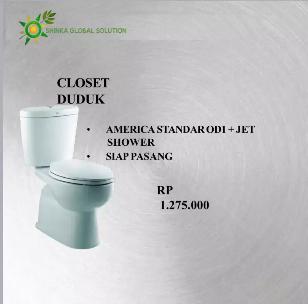 CLOSET DUDUK MURAH