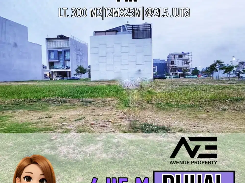 MURAH KAVLING GOLF ISLAND - PANTAI INDAH KAPUK UKR 12X25 MTR DEKAT GRAND LUCKY SUPERMAKET