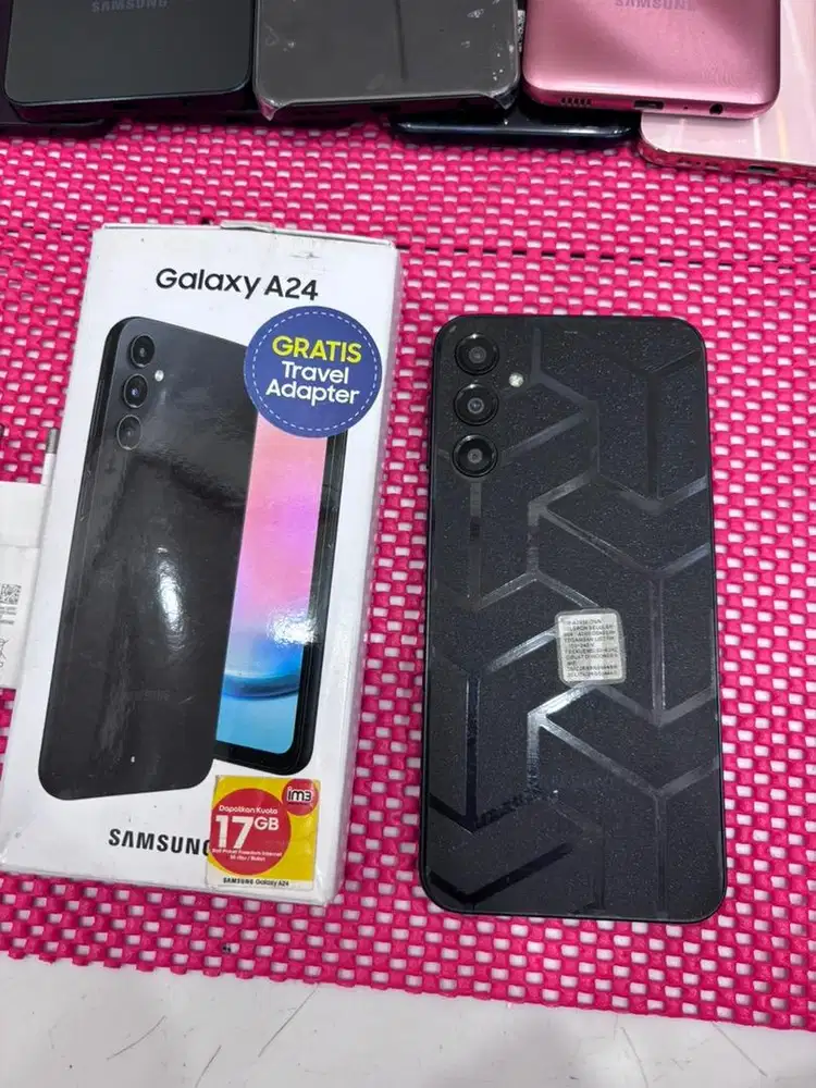 Samsung a24 8/128 ex garansi resmi lengkap no minus
