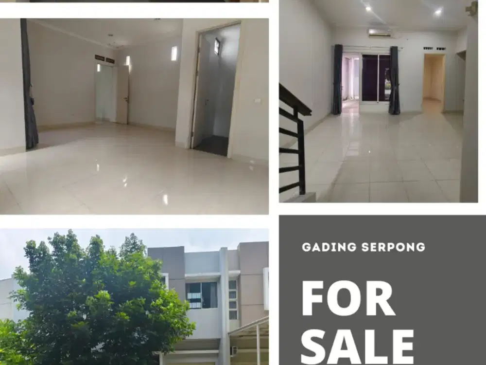 DIJUAL RUMAH TERMURAH Cluster Canary Spring Gading Serpong