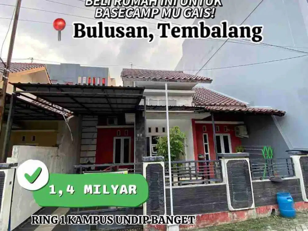 RUMAH COCOK UNTUK INVEST DI UNDIP TEMBALANG