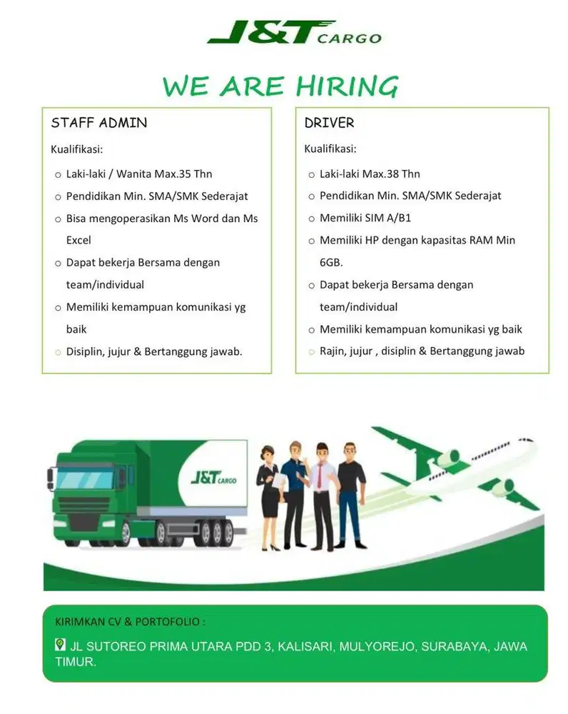 Lowongan kerja DRIVER