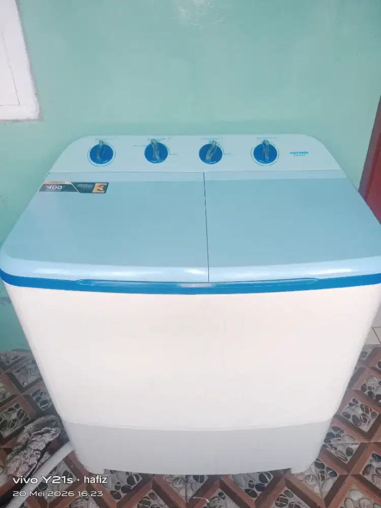 Mesin cuci polytron jumbo 9kg normal 100% siap pakai aja