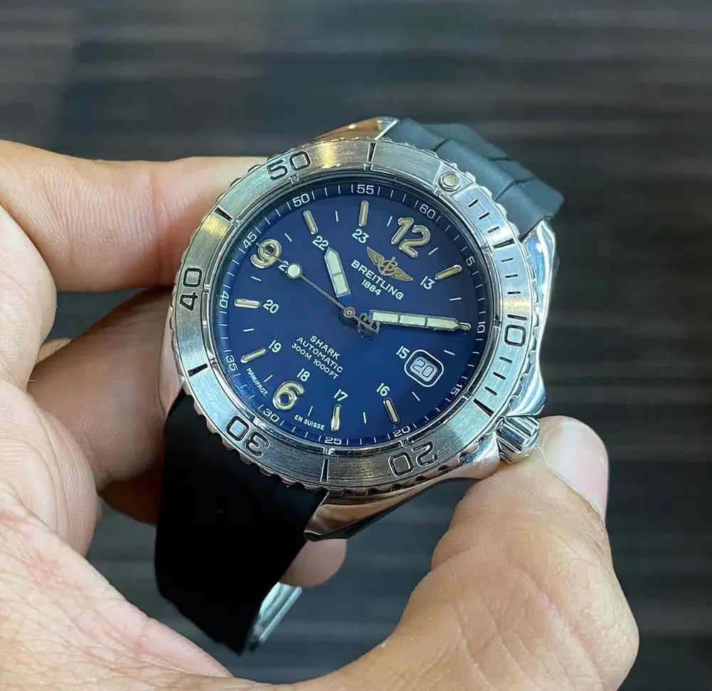 Breitling Shark Blue Dial A17605 Automatic 42mm