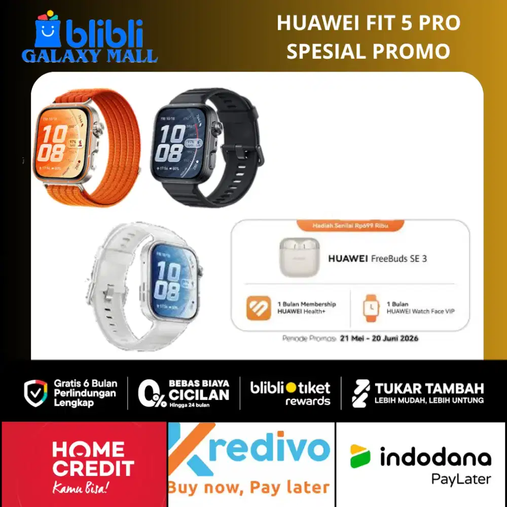 Huawei Fit 5 Pro Bergaransi Resmi Spesial Buds