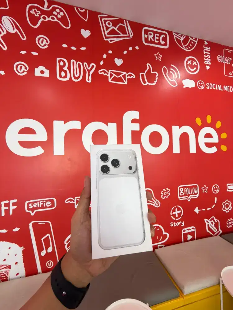 Ready iPhone 17 pro max silver gedangan