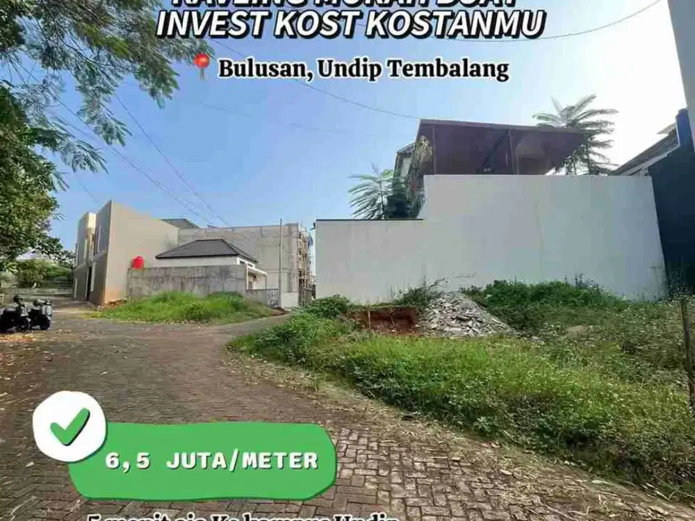kavling siap bangun bulusan Tembalang