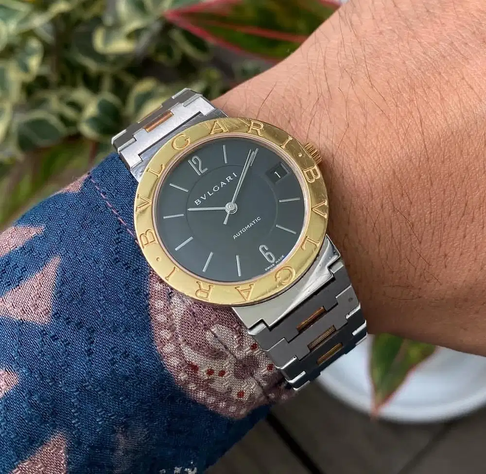 Bvlgari BB 33 SG AUTO Stailess Steel & 18K Gold Automatic 33mm