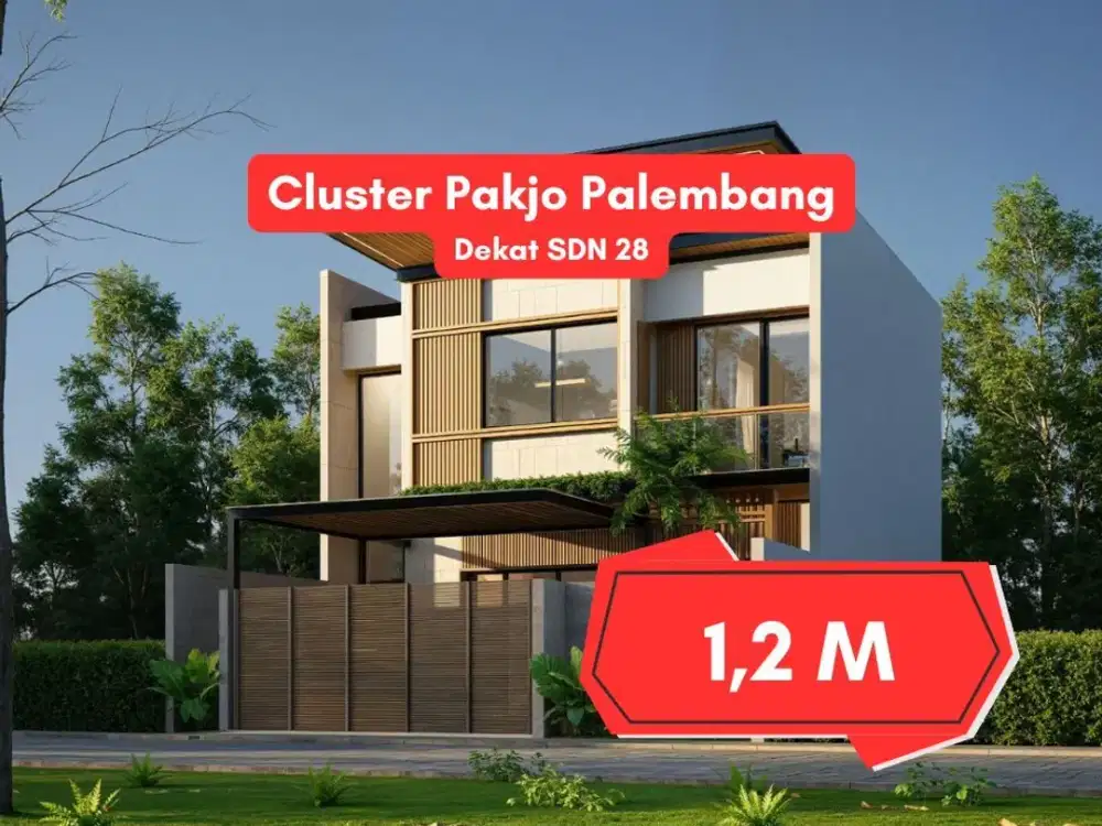 Jual Rumah Pakjo Irigasi Palembang Dekat MAN 3 – LT 128 m² SHM Harga 1,27 Miliar