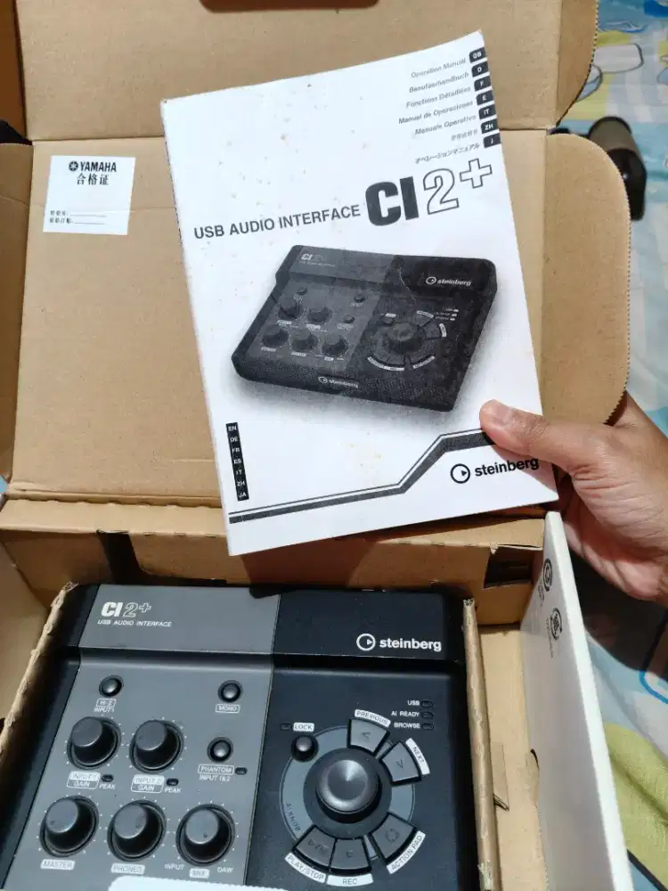 Audio Interface SOUND CARD YAMAHA steinberg