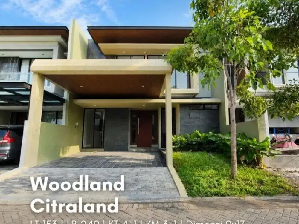 Rumah Woodland, Citraland NEW, DOUBLE WAY