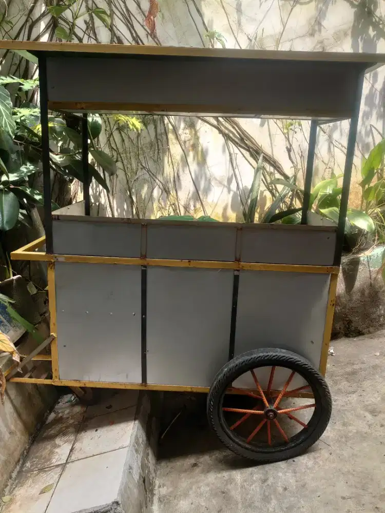 Gerobak dorong full aluminium