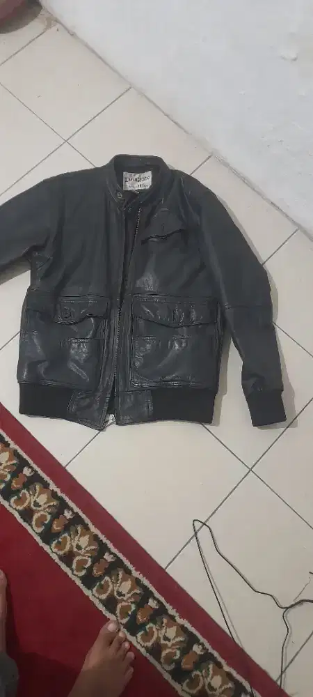 Jaket kulit asli kulit domba