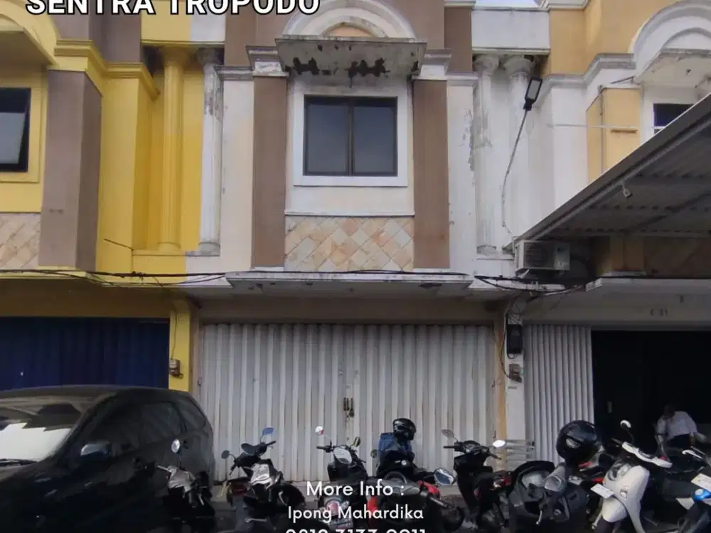 Ruko Sentra Tropodo Sidoarjo – 2 Lantai, Lokasi Strategis Jalan Raya