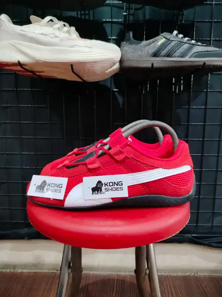 SEPATU PM SPEED CAT GO RED WHITE 38,5