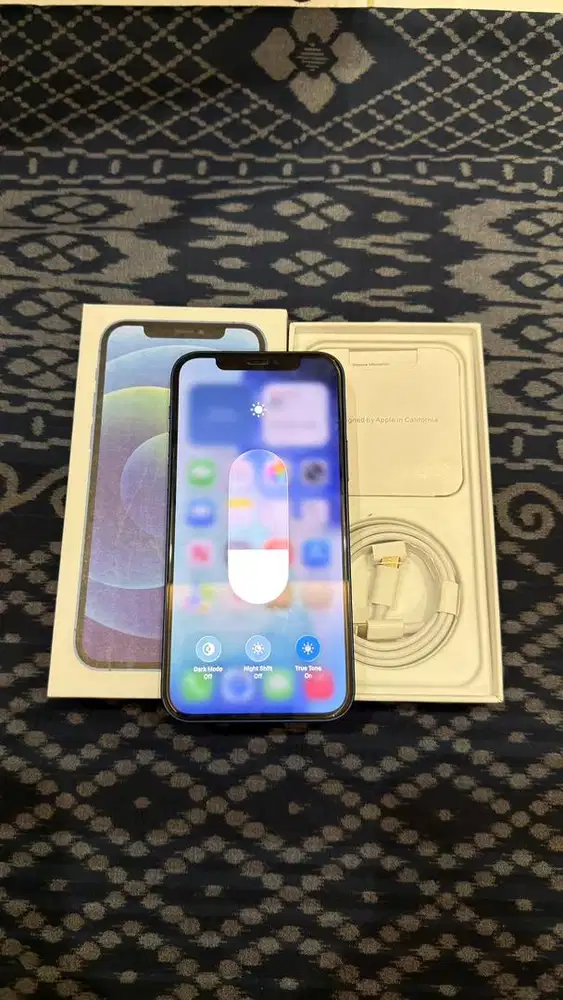 Iphone 12 Blue 128GB Mulus Lengkap Terdaftar