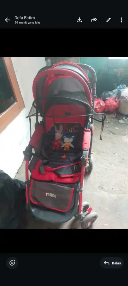 Di jual karna butuh