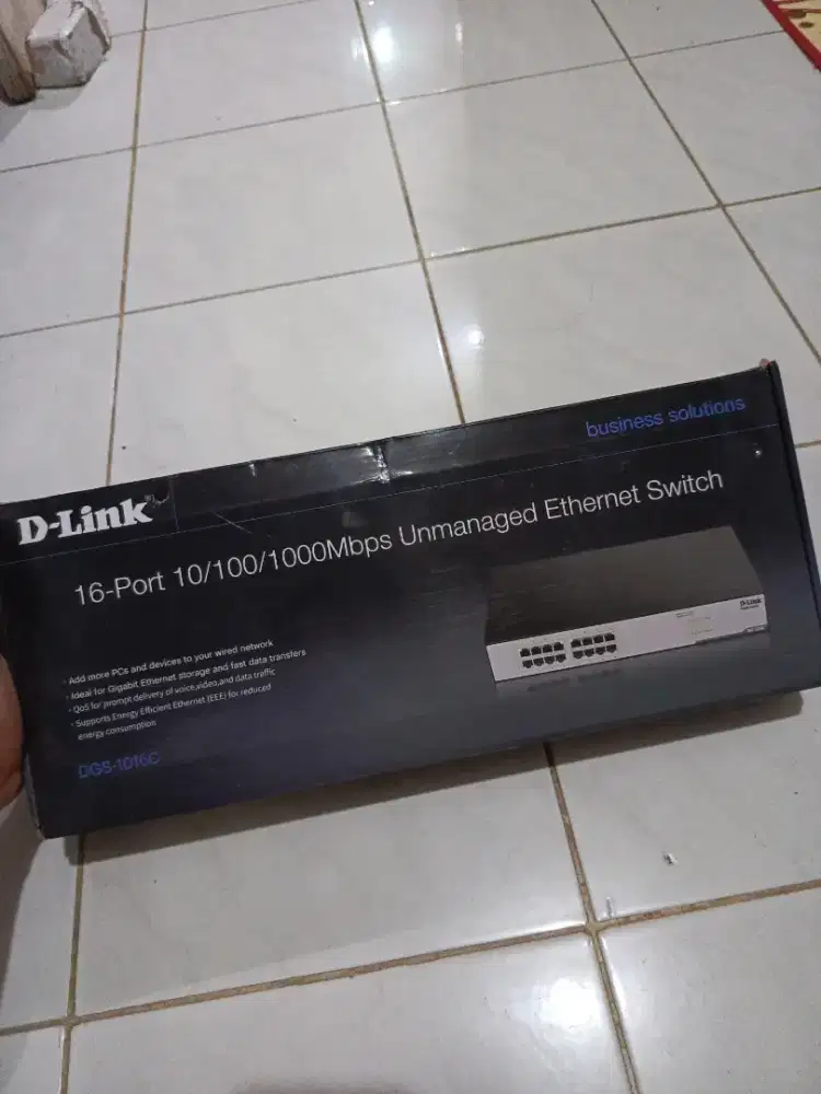 D-LINK Unmanaged Ethernet Switch 16-Port 10/100/1000Mbps