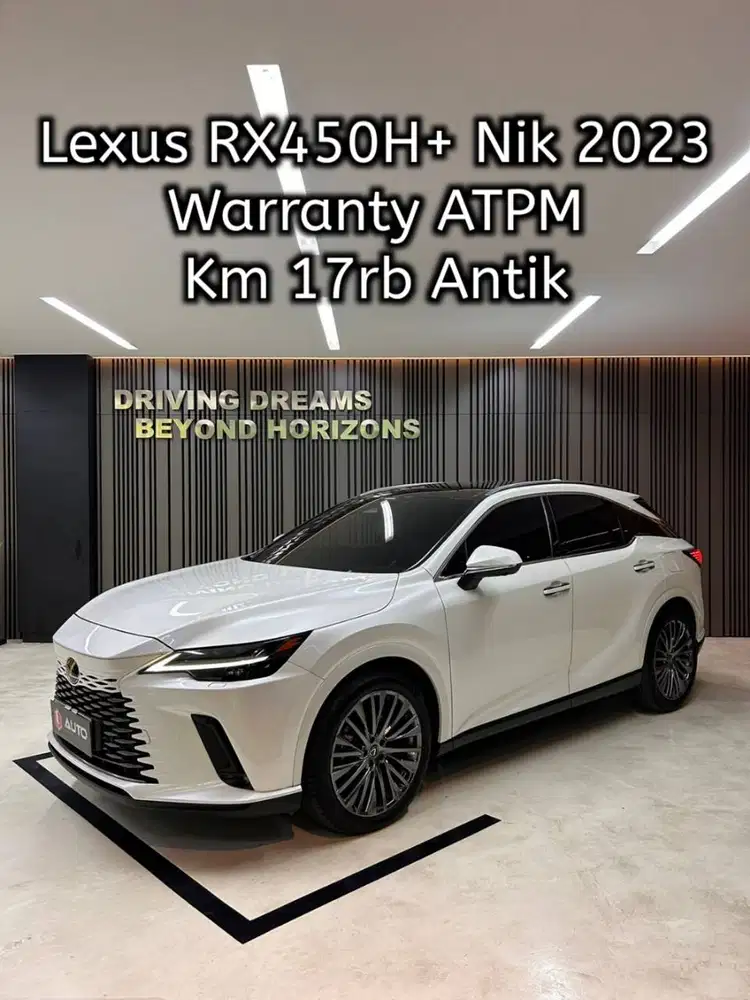 Lexus RX450h+ Luxury AWD 2024 Putih Km17rb B189RDE Nik 2023 RX350H