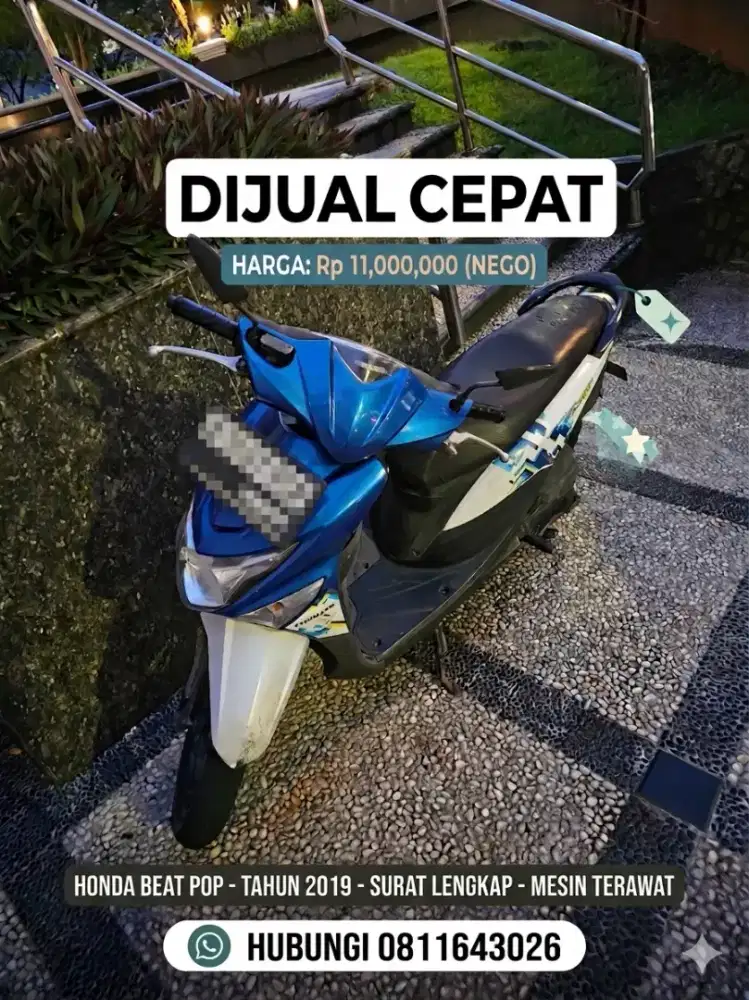 Honda Beat Pop Tahun 2019