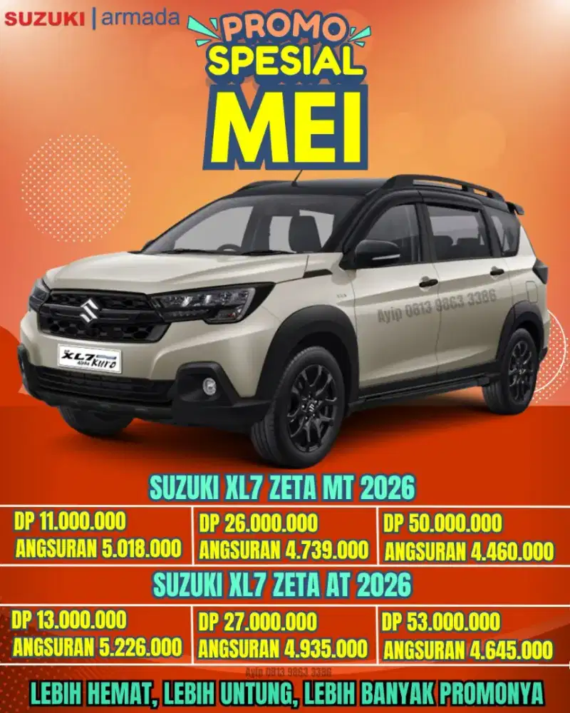 XL7 Zeta Dp mulai 11jtan