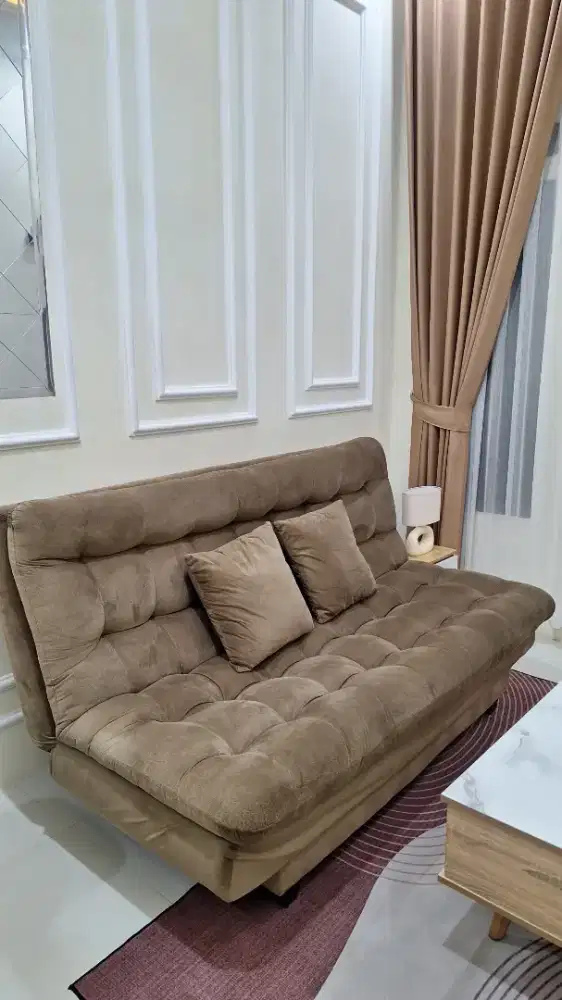 SOFABED WARNA COKELAT
