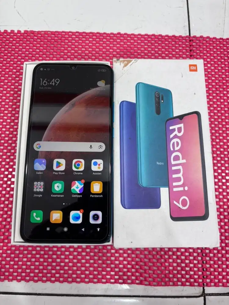 Redmi 9 4/64 mulus no minus lengkap