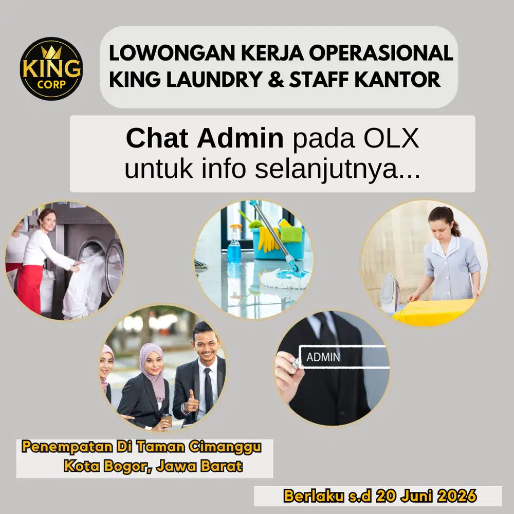 King Corp Membuka Lowongan Pekerjaan