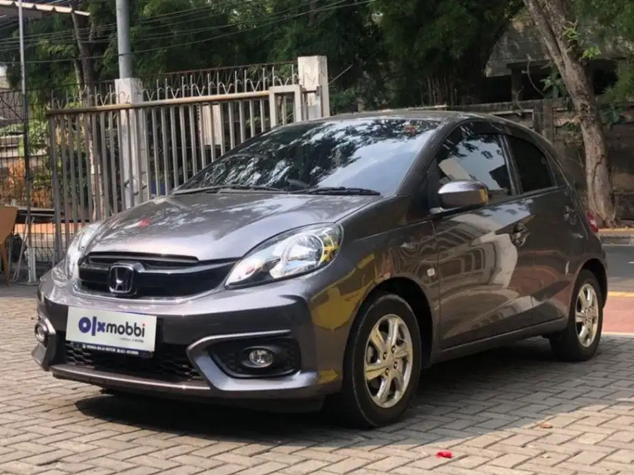 CASH TEMPO!* 0% Bunga Honda Brio Satya 1.2 E Bensin-AT Abu 2018