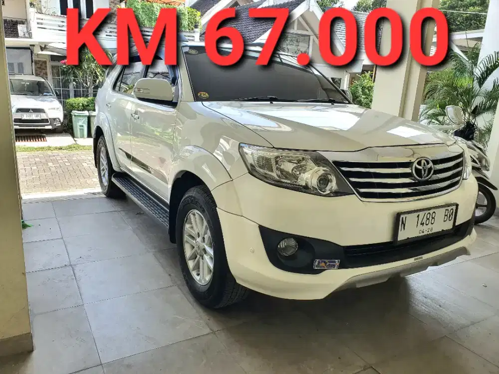 Fortuner trd lux 2.7 KM 67 rb