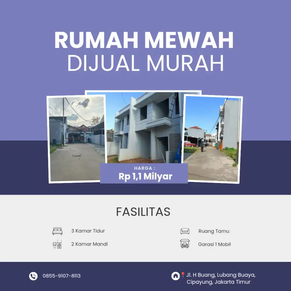 JUAL CEPAT RUMAH SISA 2 UNIT DI CIPAYUNG